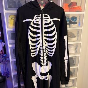 Black Skeleton Onesie